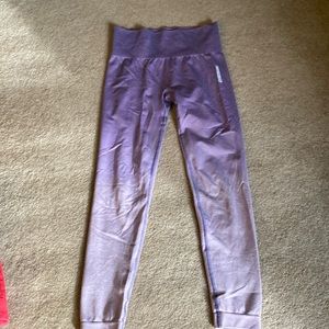 Seamless, ombré leggings, worn 2x